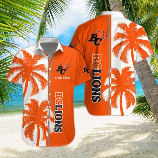 BC Lions CFL Tropical Hawaiian Shirt