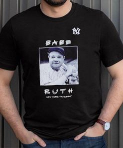 Babe Ruth New York Yankees Cooperstown Collection Player Vintage Logo shirt
