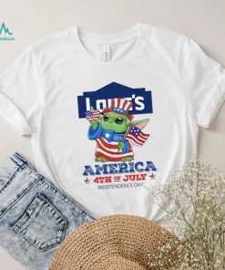 Baby Yoda Works At Lowe’s America 4th Of July Independence Day 2024 shirt