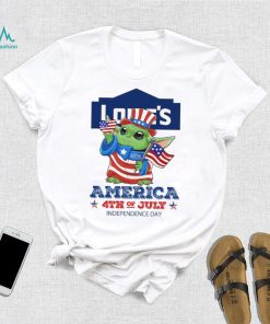 Baby Yoda Works At Lowe’s America 4th Of July Independence Day 2024 shirt