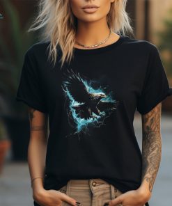 Bald Eagle Bird Nature Usa Lightning T Shirt