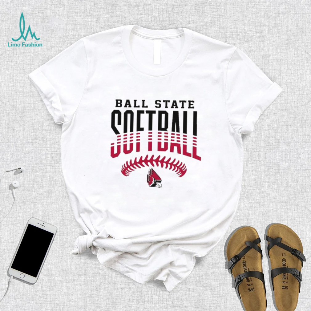Ball State Cardinals University Softball 2024 Logo T shirt Ball State Cardinals University Softball 2024 Logo T shirt