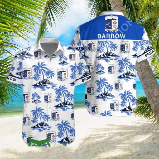 Barrow AFC Football Club Island hawaiian shirt