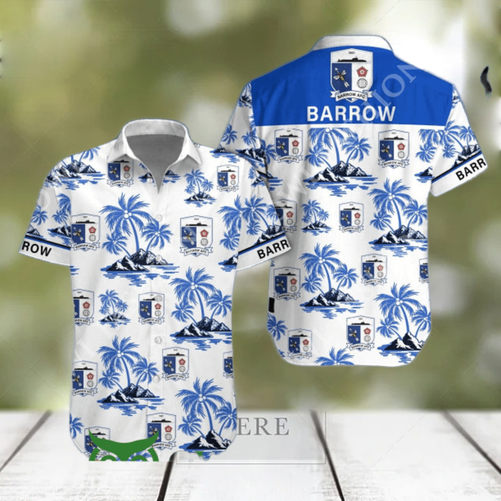 Barrow AFC Football Club Island hawaiian shirt Barrow AFC Football Club Island hawaiian shirt