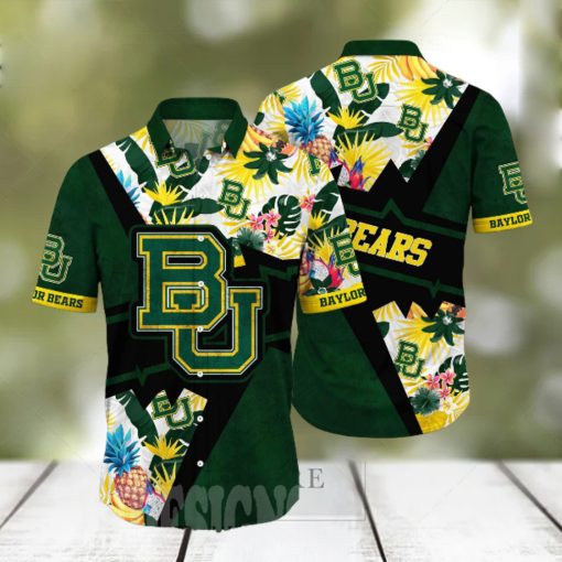 Baylor Bears NCAA Floral Classic All Over Printed Hawaiian Shirt