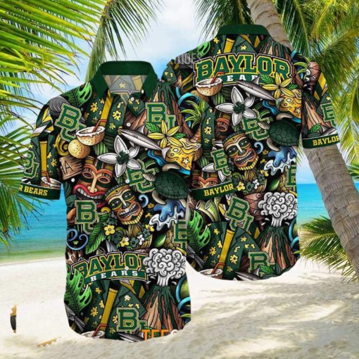 Baylor Bears NCAA Mens Floral Special Design Hawaiian Shirt