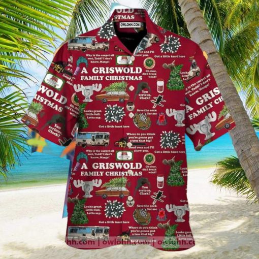 Beach Shirt Discoer Cool Amazing Merry Christmas Red Unisex Hawaiian Aloha Shirt