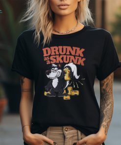 Beer Funny Adult Humor Alcohol Beer Booze Drunk As A Skunk Unisex T Shirt