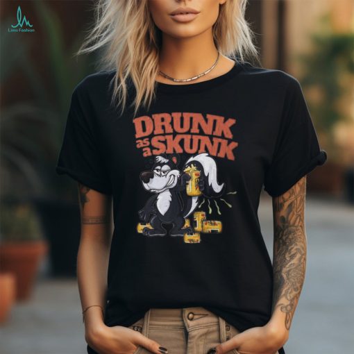 Beer Funny Adult Humor Alcohol Beer Booze Drunk As A Skunk Unisex T Shirt