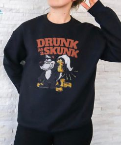 Beer Funny Adult Humor Alcohol Beer Booze Drunk As A Skunk Unisex T Shirt