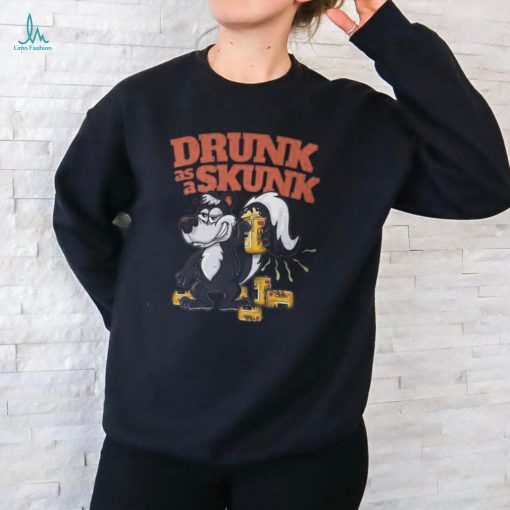 Beer Funny Adult Humor Alcohol Beer Booze Drunk As A Skunk Unisex T Shirt