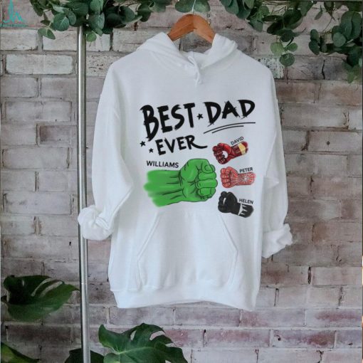 Best Dad Ever Personalized Shirt