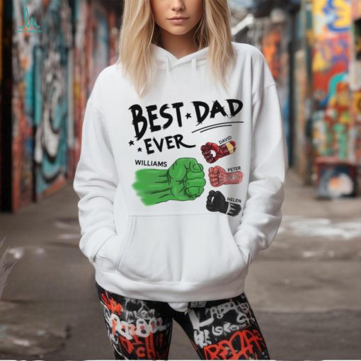 Best Dad Ever Personalized Shirt