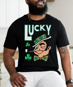Best Jayson Tatum Wearing Lucky The Leprechaun Celtics Shirt