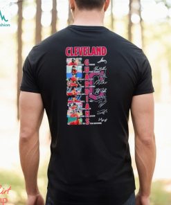 Best MLB Cleveland Guardians All Team Members Signatures 2024 Shirt