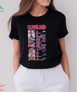 Best MLB Cleveland Guardians All Team Members Signatures 2024 Shirt