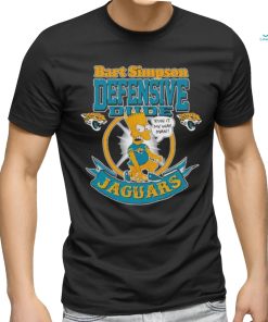 Best NFL Jacksonville Jaguars Bart Simpson Defensive Dude Run It My Way Man Logo Shirt