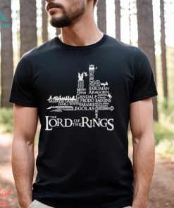 Best Original The Lord Of The Rings Legolas Gollum Aragorn Character Name Shirt