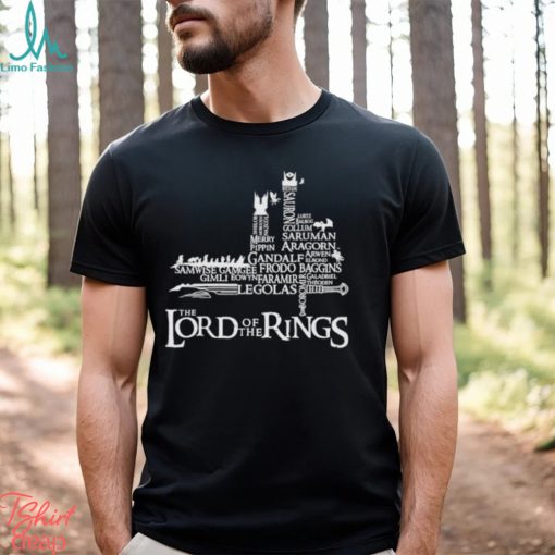 Best Original The Lord Of The Rings Legolas Gollum Aragorn Character Name Shirt