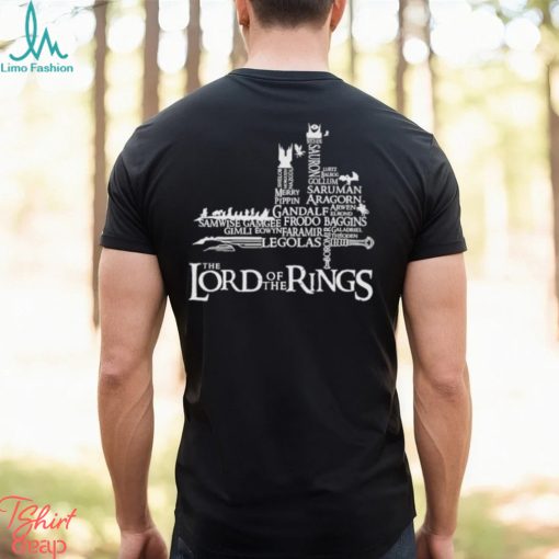 Best Original The Lord Of The Rings Legolas Gollum Aragorn Character Name Shirt