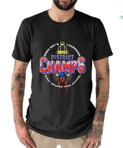 Best West Orange High School 2024 Boys Lacrosse District Championship T Shirt
