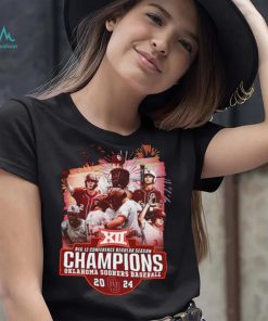 Big 12 Conference Regular Season Champions Okalahoma Sooners Baseball 2024 T Shirt