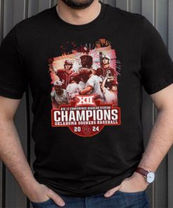 Big 12 Conference Regular Season Champions Okalahoma Sooners Baseball 2024 T Shirt