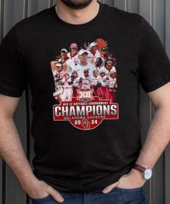 Big 12 Softball Tournament Champions Oklahoma Sooners 2024 NCCA T Shirt