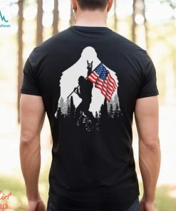 Bigfoot 4th July gift Kids T Shirt