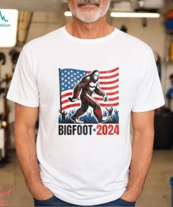 Bigfoot Sasquatch President 2024 Vote Elect Funny Sarcastic T Shirt