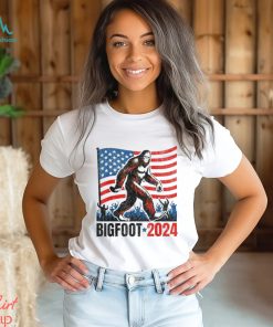 Bigfoot Sasquatch President 2024 Vote Elect Funny Sarcastic T Shirt