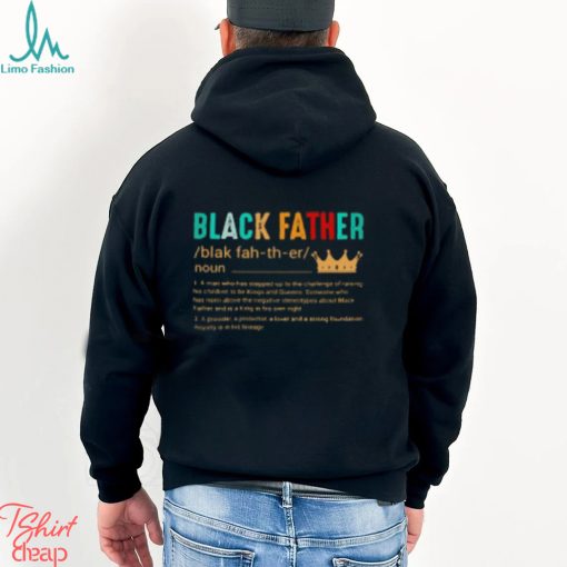 Black Father Definition T Shirt