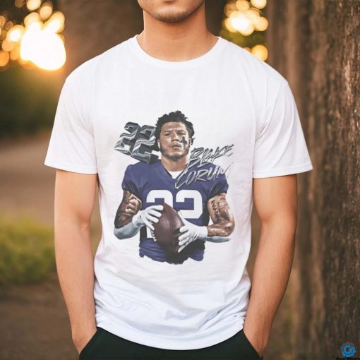 Blake Corum 22 Los Angeles Rams football graphic shirt