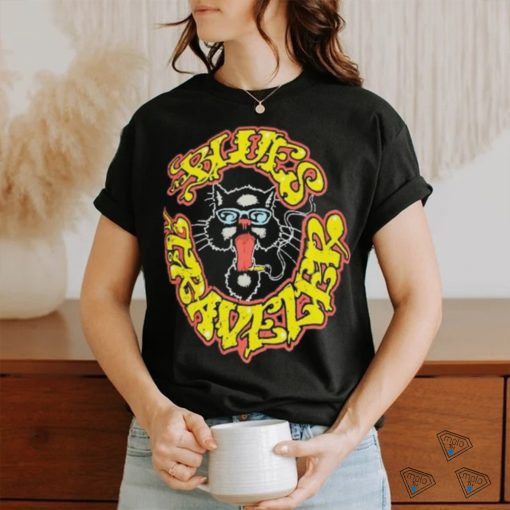 Blues traveler manic merch cat graphic 2024 shirt