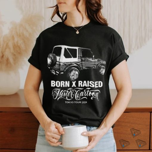 Born X Raised Mister Cartoon Tokyo Tour 2024 Shirt