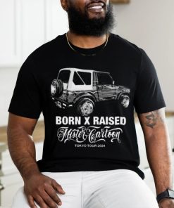 Born X Raised Mister Cartoon Tokyo Tour 2024 Shirt