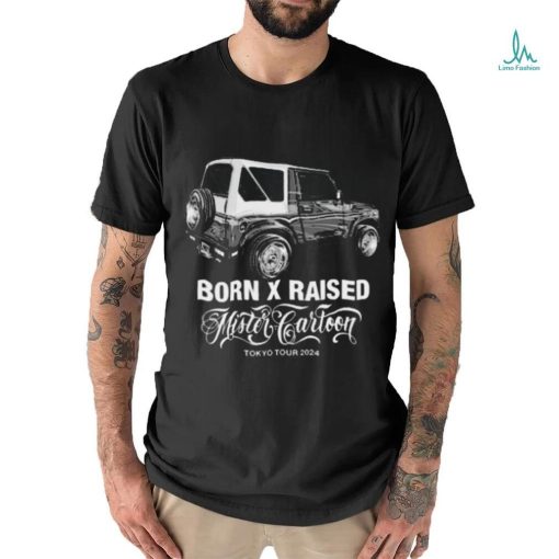 Born X Raised Mister Cartoon Tokyo Tour 2024 Shirt