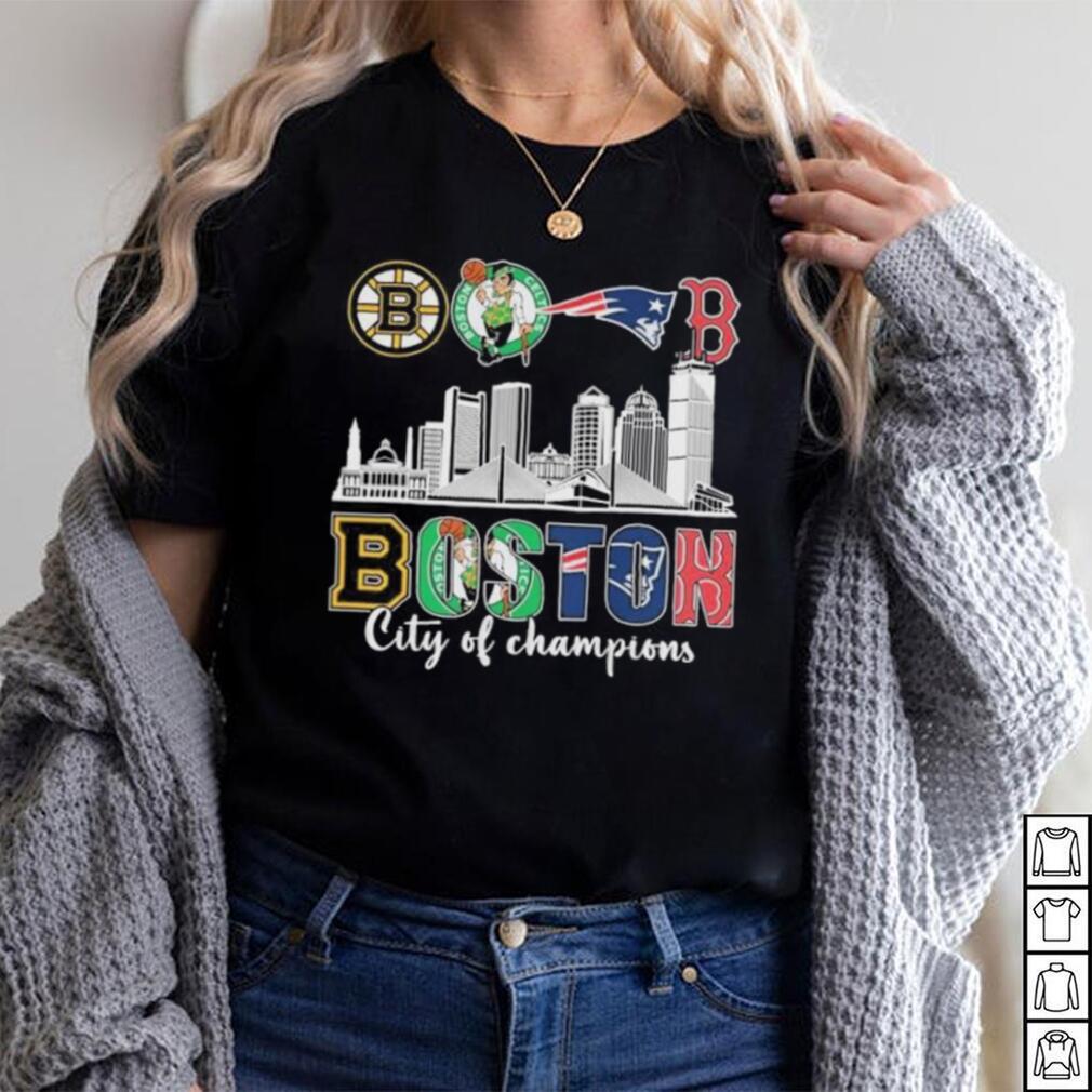 Boston Bruins Boston Celtics New England Patriot Boston Red Sox City Of Champions shirt Boston Bruins Boston Celtics New England Patriot Boston Red Sox City Of Champions shirt