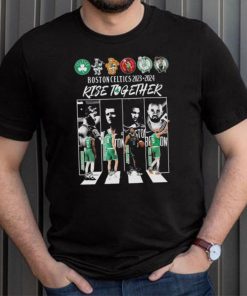 Boston Celtics 2023 2024 Rise Together Abbey Road Signatures Shirt