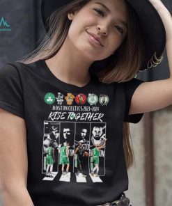 Boston Celtics 2023 2024 Rise Together Abbey Road Signatures Shirt