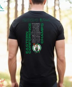 Boston Celtics 2024 Eastern Conference Champions Jump Ball Roster T Shirt
