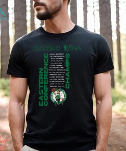 Boston Celtics 2024 Eastern Conference Champions Jump Ball Roster T Shirt