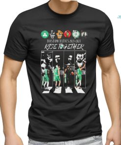 Boston Celtics Abbey Road 2023 2024 Rise Together Signatures Shirt