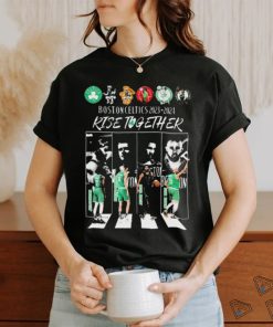 Boston Celtics Abbey Road 2023 2024 Rise Together Signatures Shirt