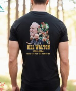 Boston Celtics Bill Walton 1952 2024 Thank You For The Memories T Shirt