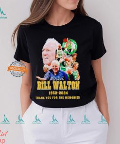 Boston Celtics Bill Walton signature 1952 2024thank you for the memories shirt