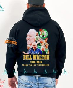 Boston Celtics Bill Walton signature 1952 2024thank you for the memories shirt