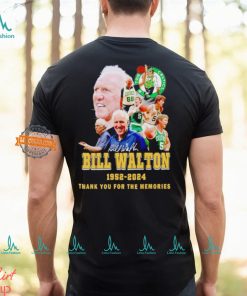 Boston Celtics Bill Walton signature 1952 2024thank you for the memories shirt