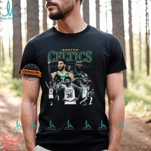 Boston Celtics Bootleg Vintage Sports Team Rap Tee T Shirt