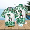 Boston Celtics Tropical And Basketball Pattern Print Hawaiian Shirt